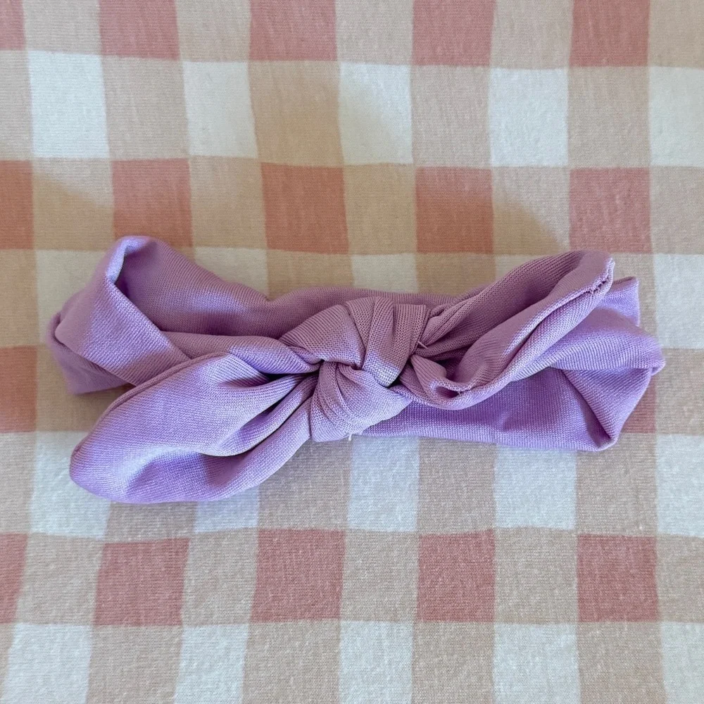 Lavender Knotted Headband